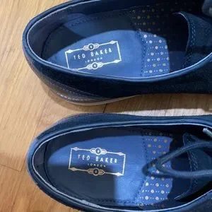 Ted Baker London Men\'s Siablo Perforated Navy Suede Shoes Size 7.5 Ted Baker London | Shoes | Ted Baker London Siablo  main image 3